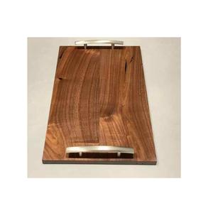 Plateau en bois de manguier léger caractéristique écologique maison et vaisselle de table de cuisine plateau de service en bois couleur bois naturel vente en gros - Product Image 3