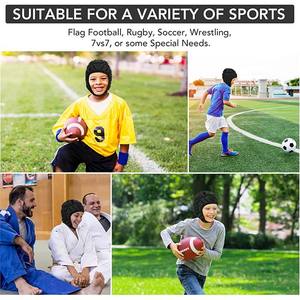 Casco de Rugby y Flag Football Personalizado 7v7 para Adultos, Transpirable, Talla Grande, Algodón y Poliéster de Alta Calidad, Antibacteriano, para Deportes Acuáticos - Product Image 5