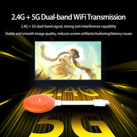 Vente chaude 1080P adaptateur d'affichage sans fil WiFi écran miroir Dongle pour téléphone, ordinateur portable, TV et projecteur