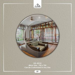 Miroir LED sans cadre pour salle de bain moderne et minimaliste avec réflexion claire pour les espaces intérieurs modernes en provenance d'Inde - Product Image 2