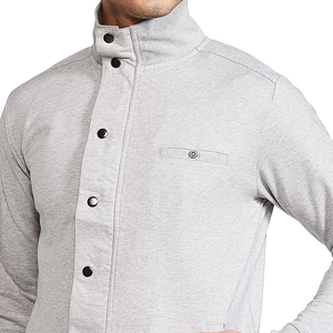 Veste polaire d'hiver personnalisée de haute qualité pour hommes support en tissu de toile service OEM excellent prix pour logo vêtements sur mesure - Product Image 4