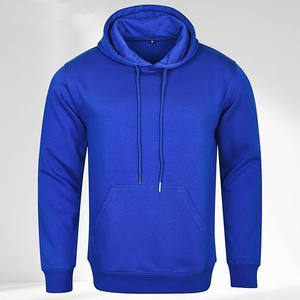 เสื้อฮู้ดผู้ชายผ้าฟลีซหนานุ่มแบบเรียบง่าย สั่งทำโลโก้ได้ เสื้อฮู้ดผ้าฝ้ายสำหรับผู้ชาย - Product Image 4