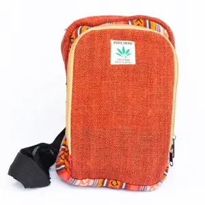 Hemp Crossbody Sling Bag for Men Versatile Chest Sling Backpack - Product Image 1