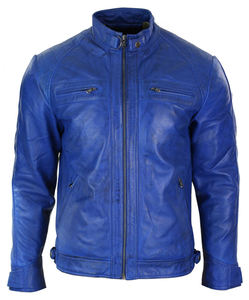 Chaqueta de Motociclista de Cuero para Hombre, Estilo Urbano, Diseño de Moda de Alta Calidad, Tallas Grandes, Nueva Colección 2026 - Product Image 1