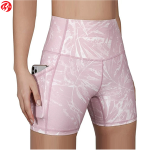 Mujeres Yoga Workout Running Training Wear Shorts para mujeres Moda Nuevo estilo Pantalones cortos de mujer con volantes - Product Image 4