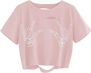 Camiseta corta de poliéster con cuello redondo y estampado personalizado para mujer, Camiseta básica de talla grande 2025 - Product Image 1