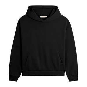 Sweats à capuche noirs chauds en tissu doux de qualité supérieure pour hommes sweats à capuche confortables pour hommes pour hommes - Product Image 5