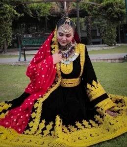 2025 nueva llegada vestido Kuchi afgano de moda para damas de manga larga elegante fiesta Maxi vestido afgano encaje ecológico - Product Image 3