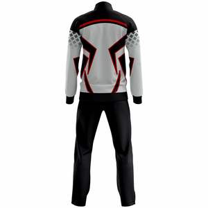 100% survêtement de sport personnalisé en polyester pour hommes en gros avec sublimation et coutures - Product Image 2