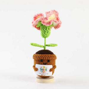Planta de Girasol Tejida a Mano con Hilo, Linda y Personalizada, Decoración para Oficina y Hogar, Regalo para Toda Ocasión - Product Image 6