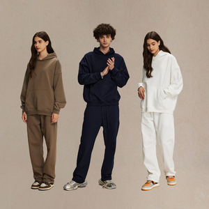 Sudadera con capucha ajustada de gran tamaño para mujer, informal, básica, lisa, de poliéster, Polar, manga larga, lavada para el logotipo frontal de invierno - Product Image 6