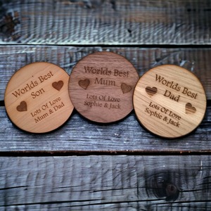 Fornitore di fabbrica di tè di bambù di alta qualità in bianco pallet tappetino rotondo quadrato personalizzato birra bevanda stampa in legno sottobicchiere di sughero - Product Image 1