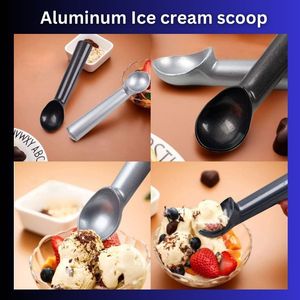 Vente chaude une pièce en aluminium cuillère à crème glacée antiadhésive conception antigel en gros cuillère sans danger pour les aliments - Product Image 6