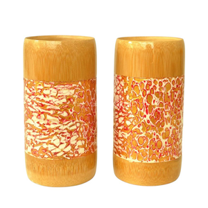 Tasse en bambou naturel avec finition laquée pour la salle à manger et la décoration réfléchie en provenance du Vietnam - Product Image 2