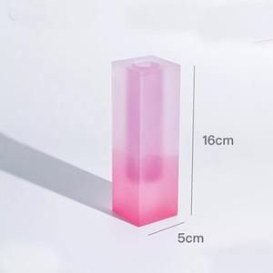 Adorable bougeoir en verre, élégant centre de table, accent décoratif élégant, romantique et festif, décoration d'intérieur - Product Image 5