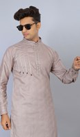 Nouvelle mode indienne, style islamique, tissu en coton pur, doux, taille M à 3XL, même design, kurta et pantalon de longueur genou pour hommes ou garçons.