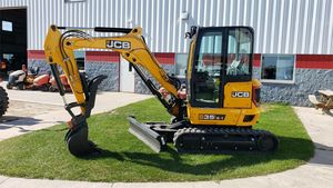 Mini-excavatrice JCB 35Z-1 2024, poids opérationnel de 4 à 9 tonnes, moteur Yanmar, vérin hydraulique Eaton, composants essentiels Caterpillar - Product Image 5