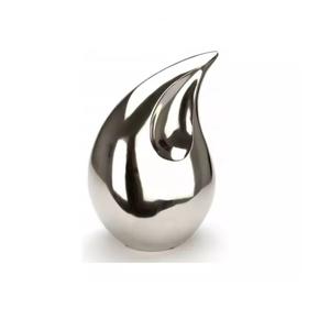 Urna Funeraria Conmemorativa de Plata en Forma de Lágrima, Estilo Americano, Hecha a Mano y Resistente, para Adultos y Recuerdos, Marca RABEH - Product Image 2