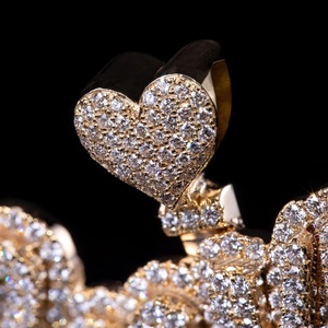 Collar con colgante de diamante brillante único para mujer de lujo, conjuntos de joyería, compromiso, aniversario y cumpleaños, regalo especial - Product Image 6