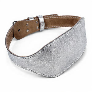 Genuine Leather Glitter Heavy Duty Weightlifting <b>Belt</b> for Training Breathable Non-Slip Fitness Wear - Product Image 5