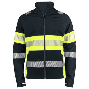 Chaqueta DE SEGURIDAD reflectante industrial de manga larga para hombre, ropa de trabajo de poliéster a prueba de agua con características de protección de seguridad eléctrica - Product Image 1
