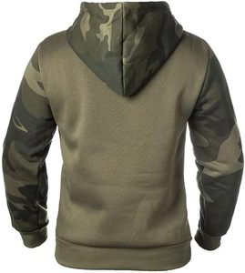 OEM logotipo personalizado de alta calidad de algodón elegante Streetwear de los hombres de invierno sudaderas con capucha de camuflaje de talla grande esencial gran oferta - Product Image 5