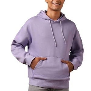 Men's Custom Logo 400 GSM <b>Thick</b> <b>Fleece</b> Thermal Hoodie Oversized Drop Shoulder Sweatshirt 100% Cotton Winter Wholesale Solid - Product Image 1
