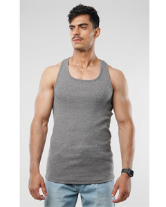Chaleco sin mangas informal de verano para hombre, camiseta sin mangas de algodón 100%, chaleco holgado de Color sólido liso para Fitness, chaleco deportivo para correr transpirable - Product Image 4