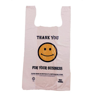 Wholesales in Bulk Custom Printing <b>Polythene</b> Supermarket T Shirt Handles <b>Plastic</b> Shopping Bags Carrier Grocery Bag - Product Image 3