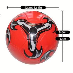 Ballon de football pakistanais de meilleure qualité Ballon de match de football cousu à la machine Dernier design Taille 5 Balles de match en cuir PU - Product Image 4