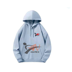 Sudadera con capucha personalizada de alta calidad OEM para hombre, sudadera de lana de invierno de algodón de gran tamaño con logotipo bordado y capucha - Product Image 5