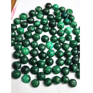 หิน Malachite หลวมธรรมชาติขนาด5มม. 10มม. 506ชิ้นหินรูปไข่ทรงหลังเบี้ย1265cts สีเขียว Iroc ขายรูปลูกแพร์ - Product Image 5