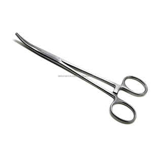 Pince hémostatique Crile 5.5 pouces pinces de verrouillage en acier inoxydable incurvées pour usage chirurgical ou outil d'appât de pêche avec mâchoires dentelées - Product Image 2