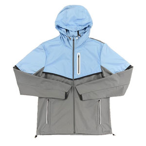 Survêtements de sport en polyester pour homme, survêtement de sport personnalisé, streetwear unisexe, survêtement coupe-vent réfléchissant pour homme - Product Image 3