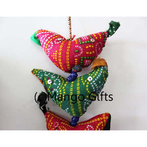 สายแขวนประตูตกแต่งสไตล์โบโฮผ้าฝ้ายหลากสี งานฝีมือถักมาคราเม่หวายแขวนผนัง สำหรับงานศิลปะตกแต่งบ้าน ขายส่ง - Product Image 1