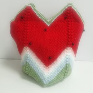 Factory Wholesale 2025 Pure Handmade Crochet Watermelon Shoulder Bag Fashion <b>Vegetable</b> <b>Basket</b> Bag - Product Image 2