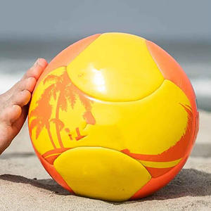 Balón de fútbol personalizado de alta calidad, 5 tamaños, entrenamiento de fútbol, balón de fútbol paquistaní, diseño de máquina, tamaño 5, balón de fútbol de cuero PU - Product Image 2