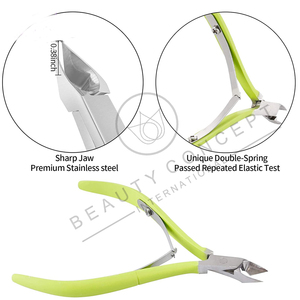 Cortaúñas con mango de Color verde, buen proveedor en diferentes formas, respetuoso con el medio ambiente, pinzas para uñas para cutículas propias de Beauty Concept - Product Image 2