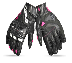 Guantes de Motocicleta Unisex de Cuero Blanco Genuino, Guantes Negros para Carreras, Protección para Motociclismo, Verano, Esquí, Uso Casual - Product Image 3