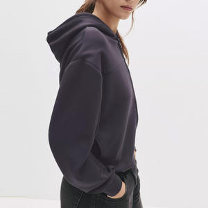 <b>Women</b> <b>Hoodie</b> With Front Pockets Casual <b>Zipper</b> <b>Hoodie</b> For <b>Women</b> / Adjustable Cheap Rate Breathable Solid Color <b>Hoodie</b> For <b>Women</b> - Product Image 2