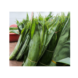 ใบไผ่ธรรมชาติทั้งหมดสำหรับห่อเค้กแบบดั้งเดิมจาก99GD แห้งสีเขียวตากแดด - Product Image 3