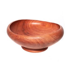 ชามไม้อะคาเซียทำมือสำหรับตกแต่งบ้านสำหรับการเสิร์ฟและการจัดระเบียบทรงกลมและการออกแบบที่หรูหรา - Product Image 1