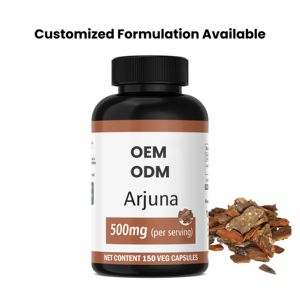 Arjuna 500mg dành cho người lớn thảo dược bổ sung 150 viên nang tự nhiên arjuna chiết xuất viên nang tim mạch sức khỏe & <span class=keywords><strong>cholesterol</strong></span> khỏe mạnh - Product Image 6