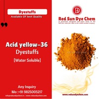 Colorants jaunes acides, qualité brute/STD, 1000 kg MOQ, conditionnement en sacs, colorants pour cuir en provenance d'Inde