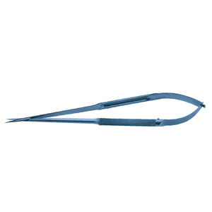 Micro tijeras de titanio de alta calidad, instrumento neuroquirúrgico recto de precisión de 21cm - Product Image 1