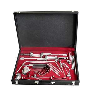 Orthope de qualité allemande en acier inoxydable Thompson Retractor Set Manual Wood Complete System - Product Image 2