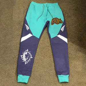 Wholesale Multi-Color Men's Sweatpants Custom Logo <b>Joggers</b> with Elastic Waist Men's Pants Washed - Product Image 1