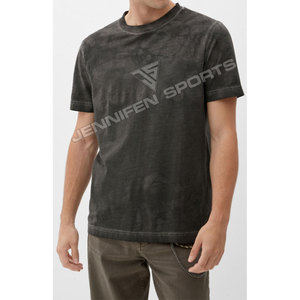 Custom Men's High Quality <b>Drop</b> Shoulder <b>Acid</b> Washed T-Shirt Lightweight Breathable Quick Dry Streetwear 100% Cotton T-Shirt - Product Image 3