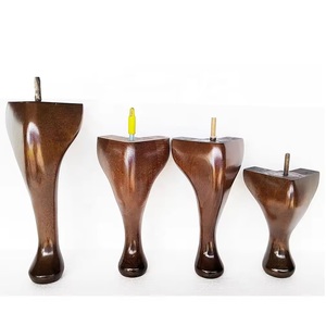 Haute qualité personnalisé reine Anne jambe nouveau noir Antique pieds de meubles en bois pour chambre pour salle à manger cuisine salon - Product Image 2