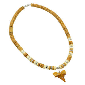 Kalung Kelapa gaya antik dengan liontin, Kalung gigi buatan, Kalung liontin desain antik - Product Image 2